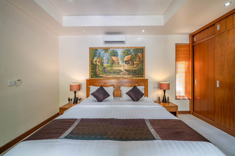 Ailenizin Kabupaten Badung Double Six Plajı'na Yakın 3 Yatak Odalı Lüks Bir Tatil Villası Kiraladığını Hayal Edin, Bali Villa 2105