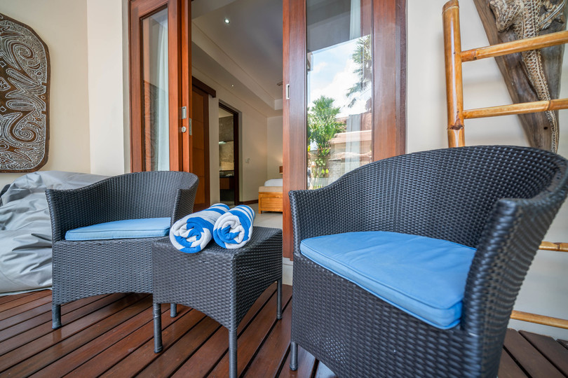 Ailenizin Kabupaten Badung Double Six Plajı'na Yakın 3 Yatak Odalı Lüks Bir Tatil Villası Kiraladığını Hayal Edin, Bali Villa 2105