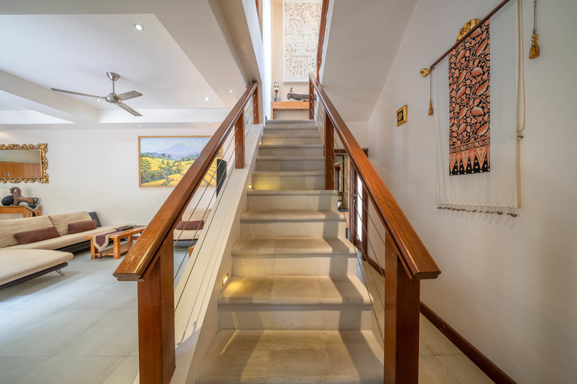 Ailenizin Kabupaten Badung Double Six Plajı'na Yakın 3 Yatak Odalı Lüks Bir Tatil Villası Kiraladığını Hayal Edin, Bali Villa 2105