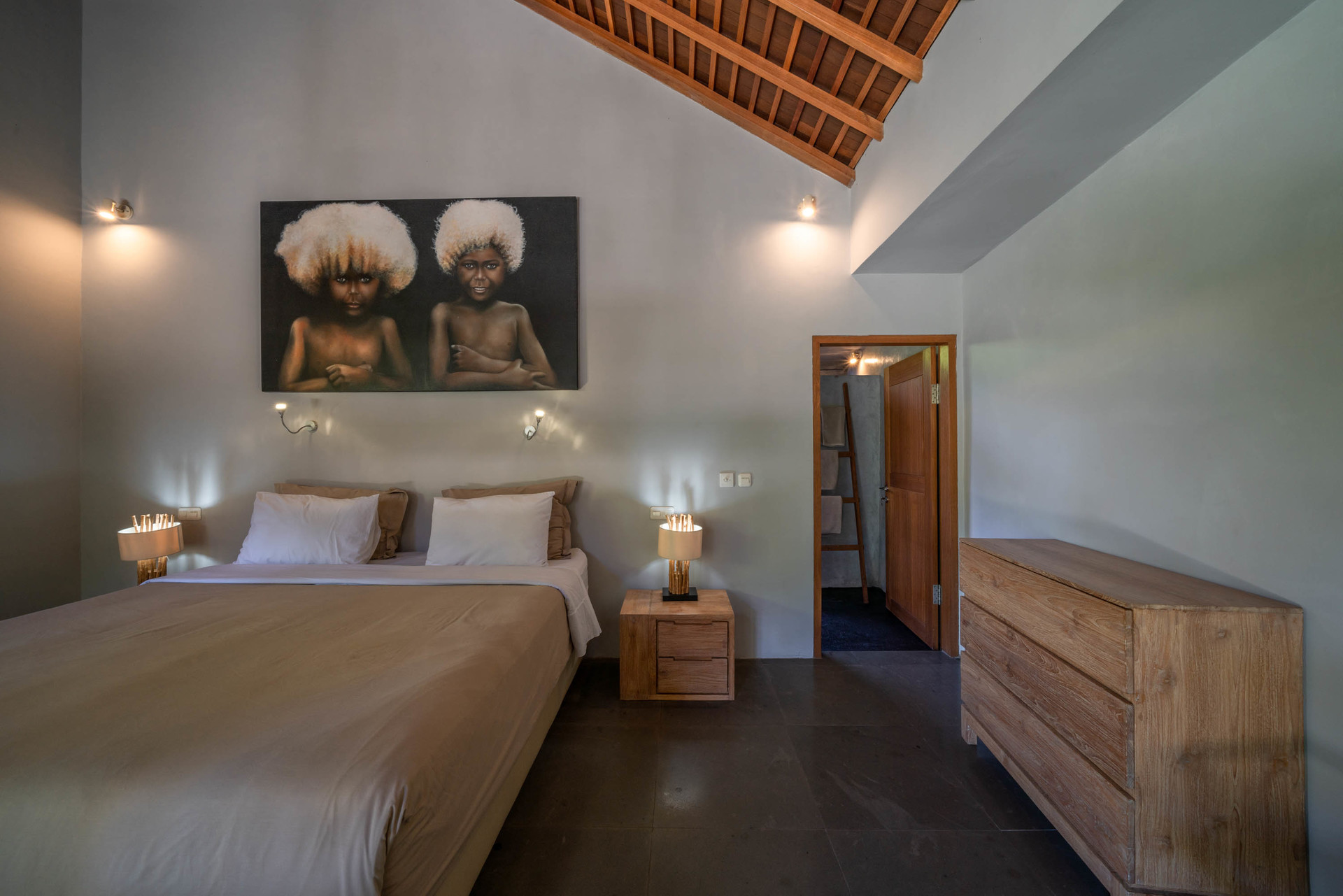 Ailenizin Double Six Beach'e Yakın 4 Yatak Odalı Lüks Bir Tatil Villası Kiraladığını Hayal Edin, Bali Villa 2116