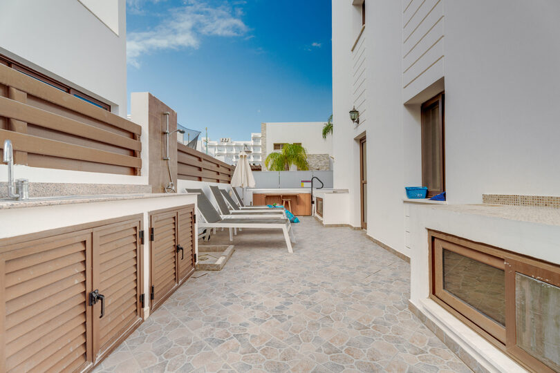 Protaras'ta Balkonlu Deniz Manzaralı Muhteşem Villa, Protaras Villa 1675