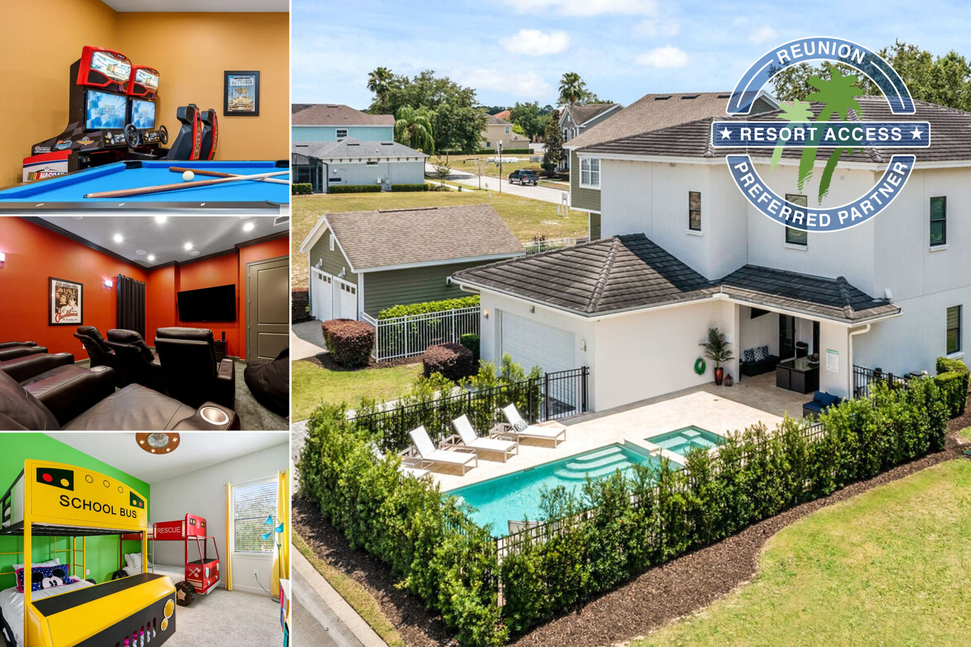 Reunion Resort and Spa'da Özel Havuzlu 5 Yıldızlı Villa, Orlando Villa 5707