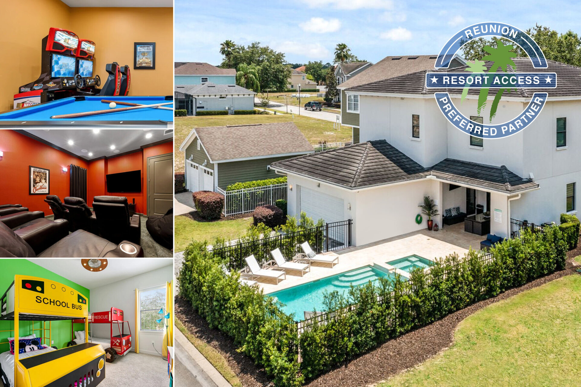 Reunion Resort and Spa'da Özel Havuzlu 5 Yıldızlı Villa, Orlando Villa 5707