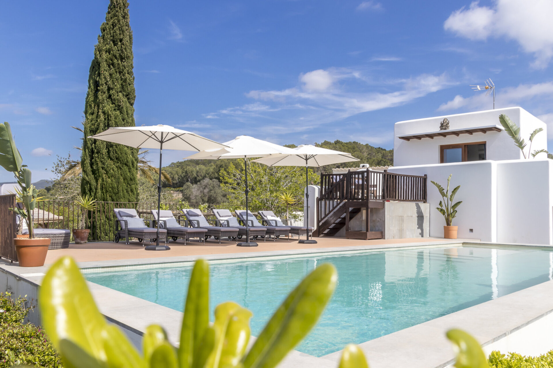 Özel Havuzlu Güzel 5 Yıldızlı Villa, Ibiza Villa 1250