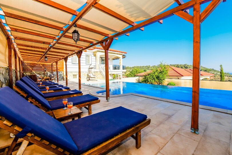 Bu Lüks 4 Yatak Odalı Villaya bayılacaksınız, Fethiye Villa 1005