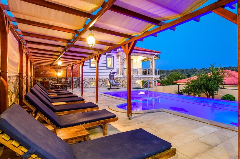 Bu Lüks 4 Yatak Odalı Villaya bayılacaksınız, Fethiye Villa 1005