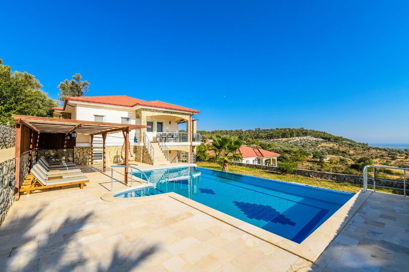Patara Plajı Manzaralı Exclusive 3 Yatak Odalı Villa, Fethiye Villa 1007