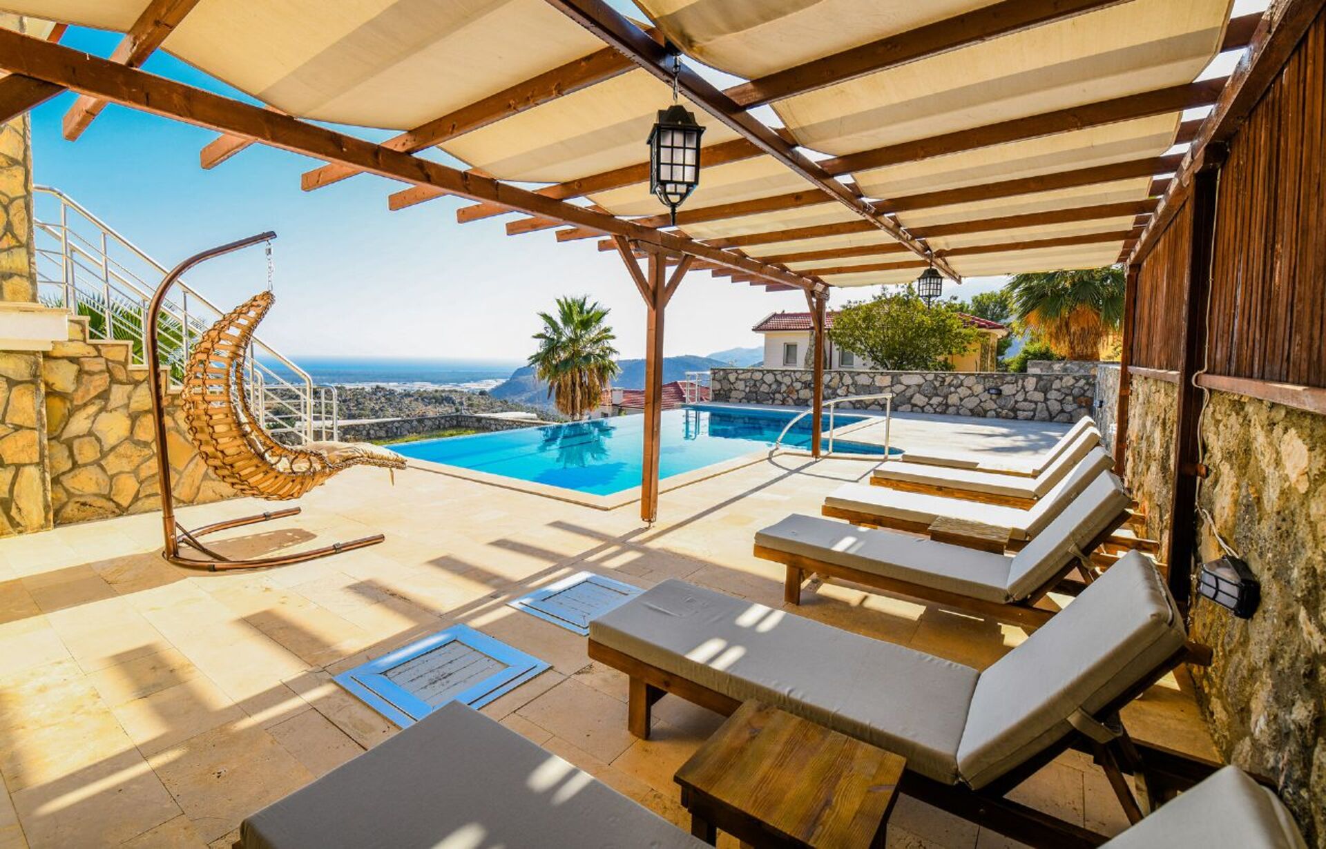 Patara Plajı Manzaralı Exclusive 3 Yatak Odalı Villa, Fethiye Villa 1007