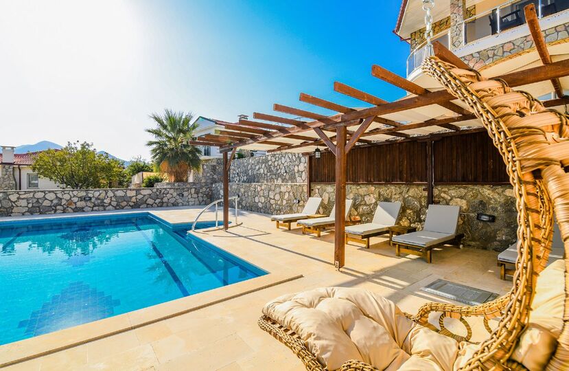 Patara Plajı Manzaralı Exclusive 3 Yatak Odalı Villa, Fethiye Villa 1007