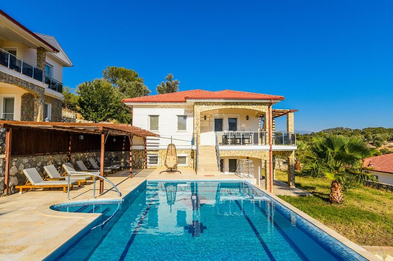 Patara Plajı Manzaralı Exclusive 3 Yatak Odalı Villa, Fethiye Villa 1007