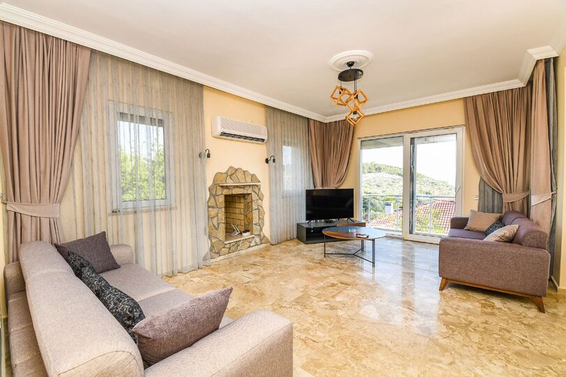 Patara Plajı Manzaralı Exclusive 3 Yatak Odalı Villa, Fethiye Villa 1007