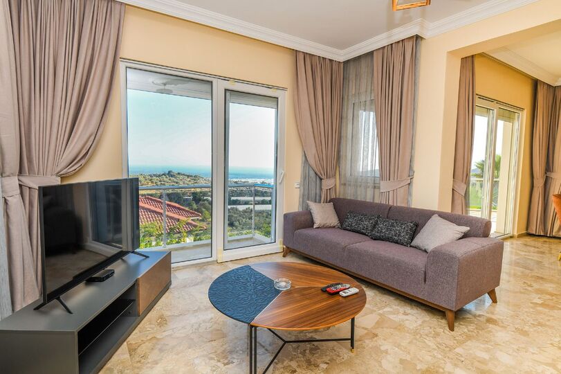 Patara Plajı Manzaralı Exclusive 3 Yatak Odalı Villa, Fethiye Villa 1007
