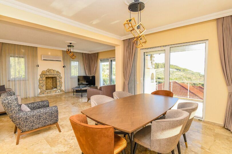 Patara Plajı Manzaralı Exclusive 3 Yatak Odalı Villa, Fethiye Villa 1007