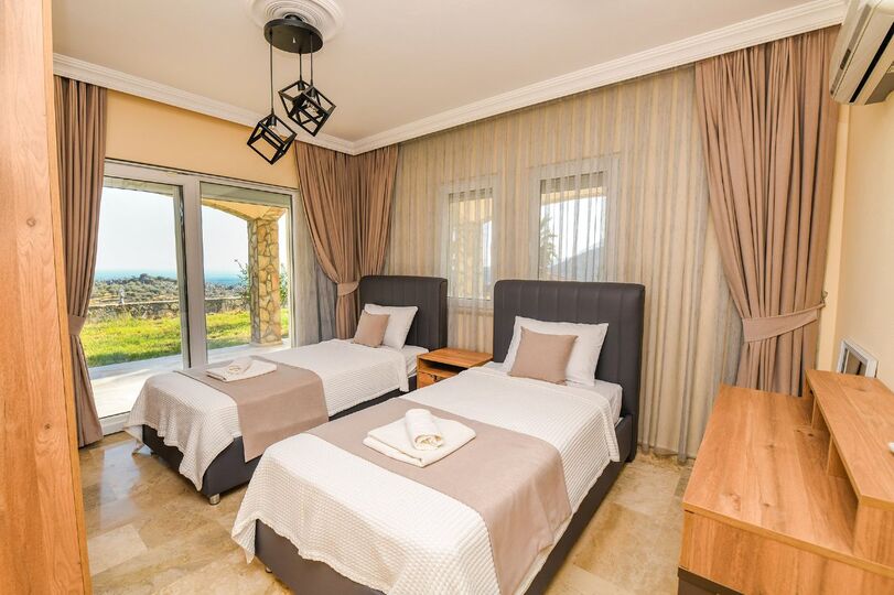 Patara Plajı Manzaralı Exclusive 3 Yatak Odalı Villa, Fethiye Villa 1007
