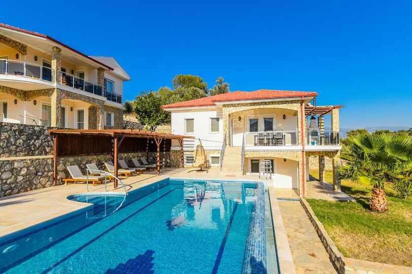 Patara Plajı Manzaralı Exclusive 3 Yatak Odalı Villa, Fethiye Villa 1007