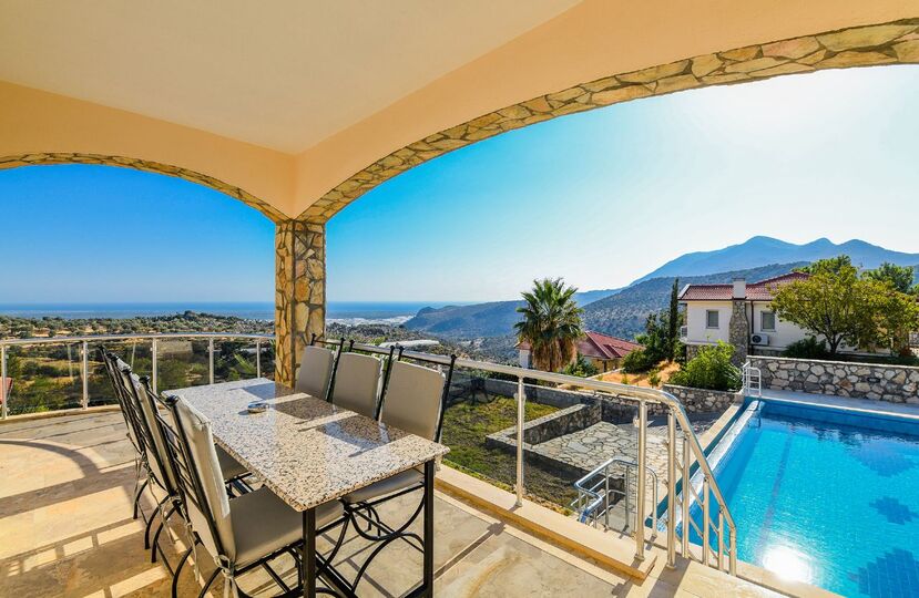 Patara Plajı Manzaralı Exclusive 3 Yatak Odalı Villa, Fethiye Villa 1007