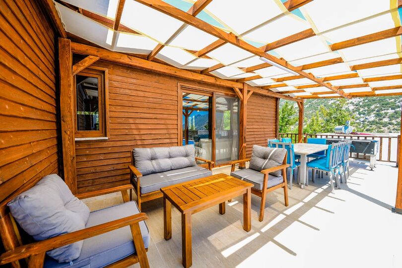 Nefes Kesen Manzaralı Özel Villa, Kalkan Villa 1070