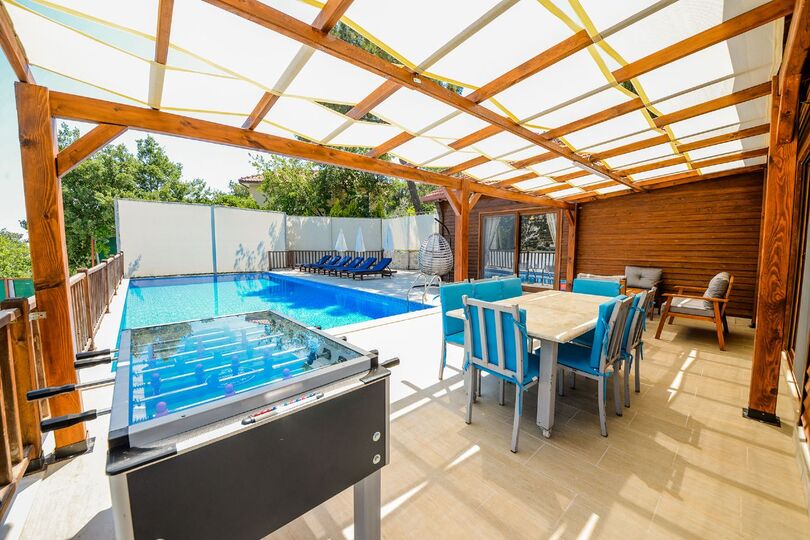 Nefes Kesen Manzaralı Özel Villa, Kalkan Villa 1070