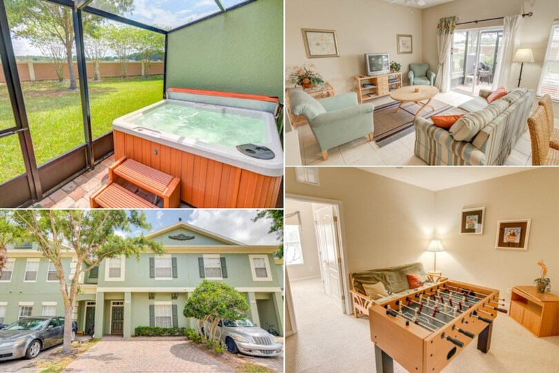 Coral Cay Resort'ta Exclusive Holiday Townhouse, Disney'e birkaç dakika uzaklıkta, Florida Townhouse 4203