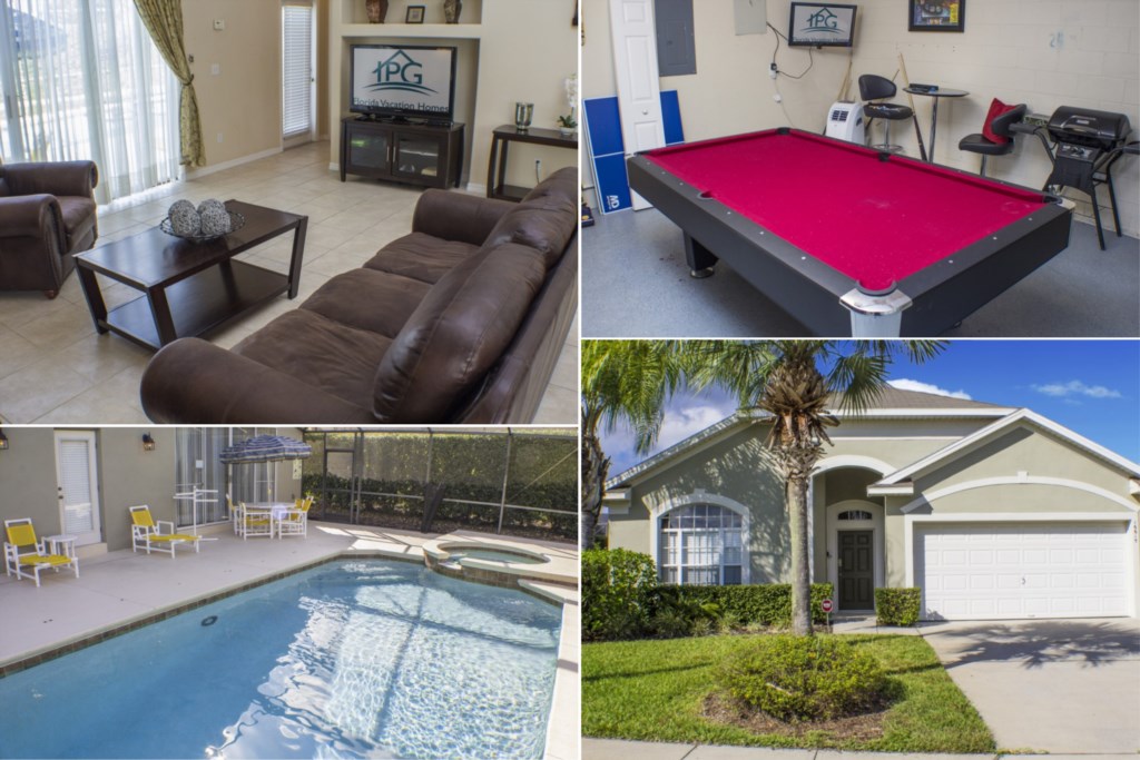 Glenbrook Resort'ta Exclusive Holiday Villa, Disney, Florida'dan dakikalar Villa 6195