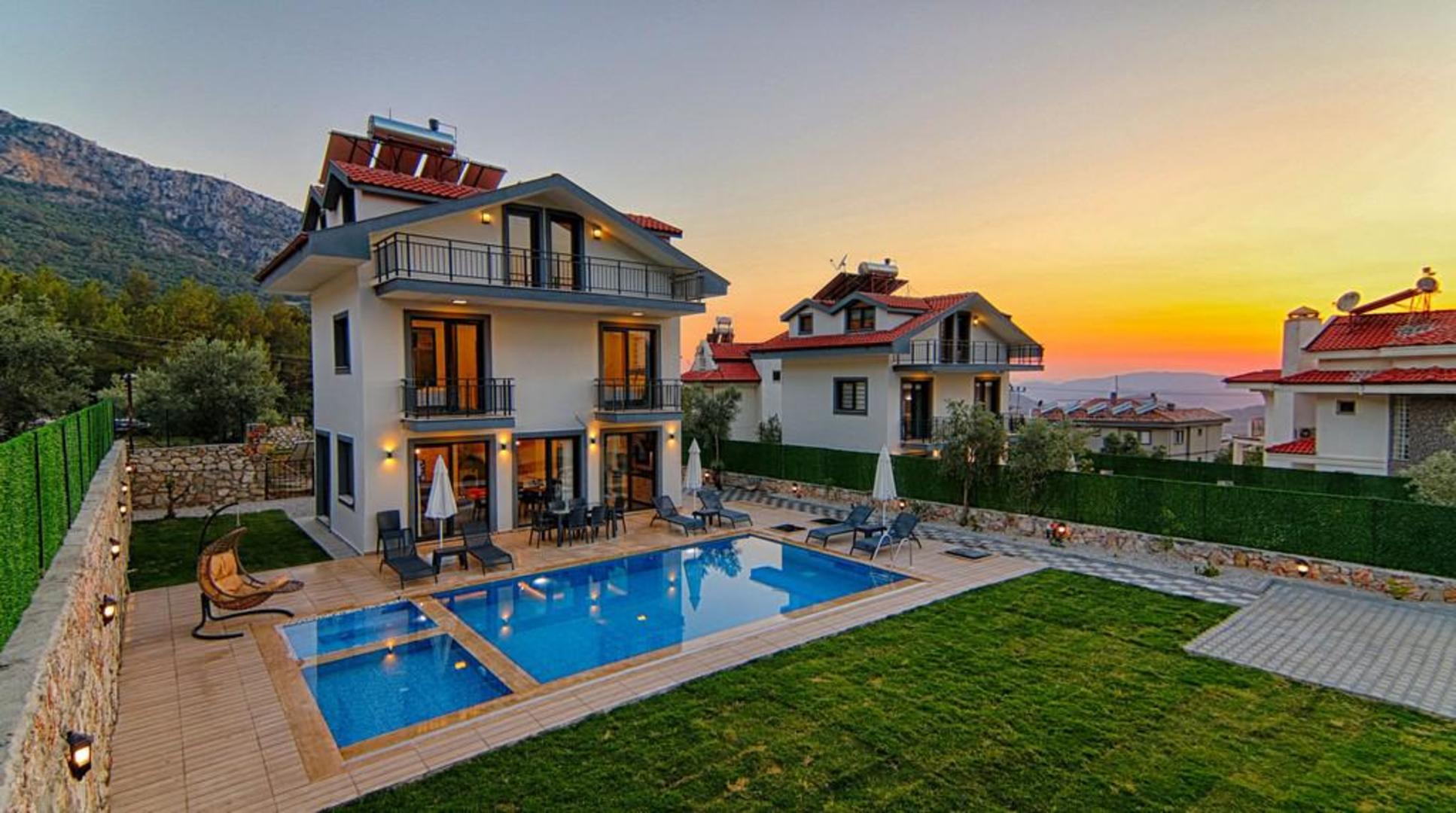 5 Yıldızlı 4 Yatak Odalı Villa, Fethiye Villa 1029