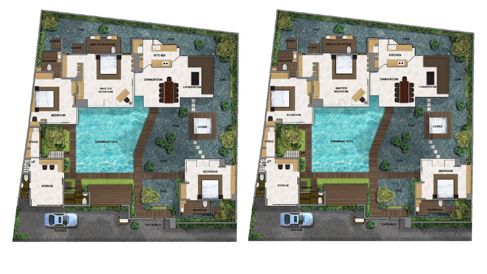 Özel Havuzlu ve Güneşli Ortamlı Güzel Villa, Bali Villa 2138