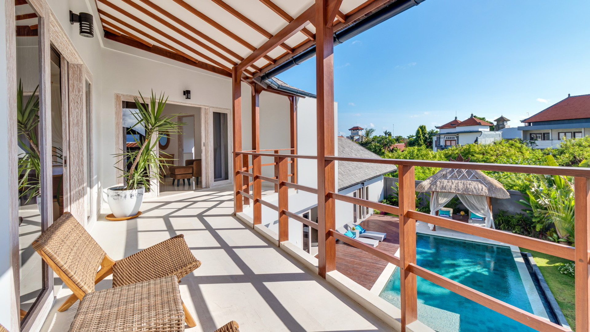 Bali'de Havuzlu ve Balkonlu Şirin 7 Yatak Odalı Villa, Bali villa 2206