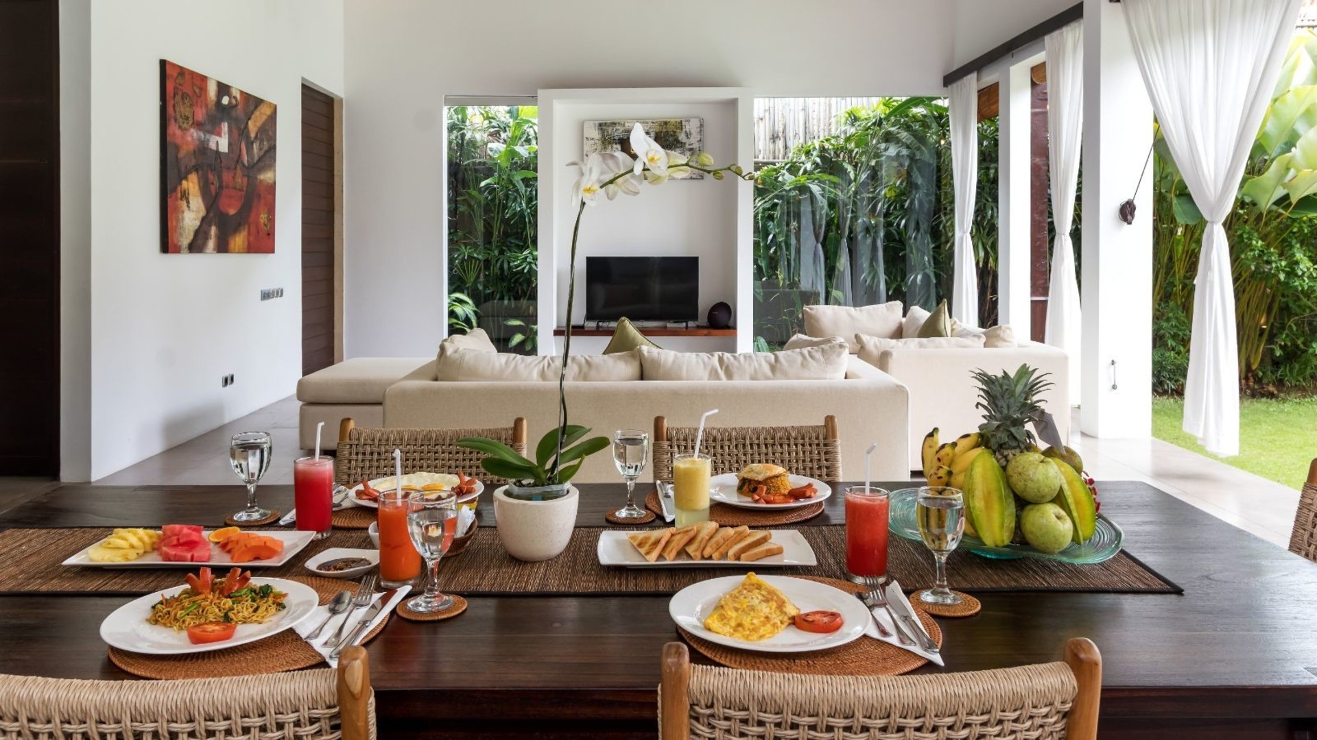 Rahat 2BR Villa W/Muhteşem Havuz Alanı, Bali Villa 2216