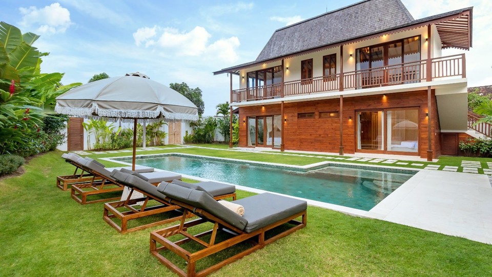Havuzlu Muhteşem 4BR Villa, Bali Villa 2217