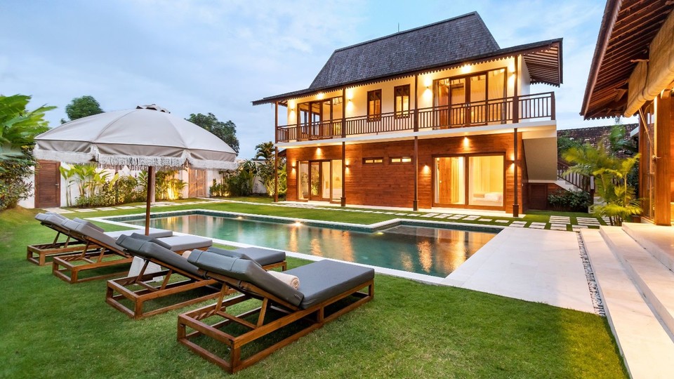 Havuzlu Muhteşem 4BR Villa, Bali Villa 2217