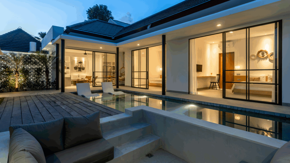 Sevimli 2BR Villa, Özel Havuzlu, Bali Villa 2223
