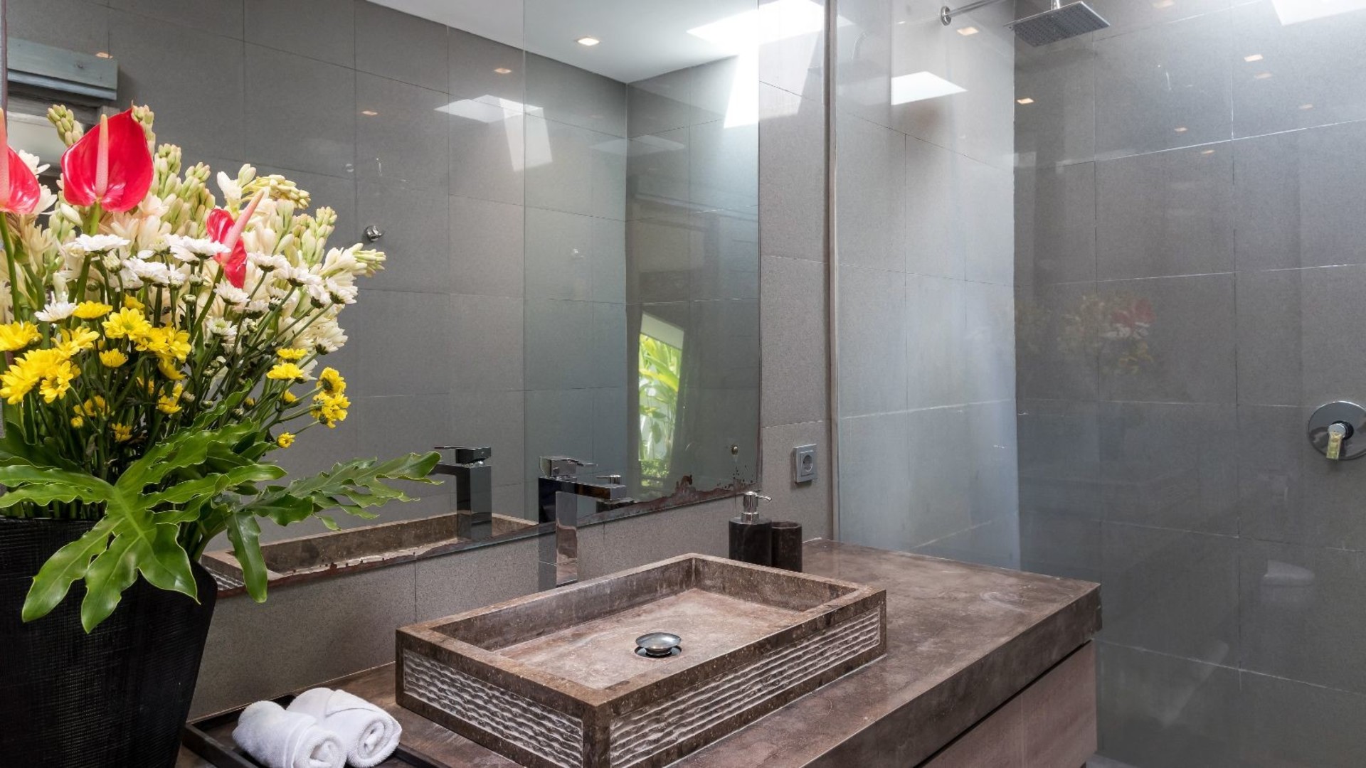 Güneşli 3BR Villa Plaja Yakın, Havuzlu, Bali Villa 2225