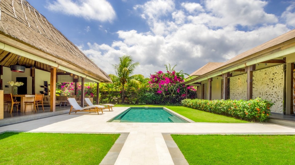 Harika 2BR Villa, Muhteşem Havuzlu ve Bahçeli, Bali Villa 2226