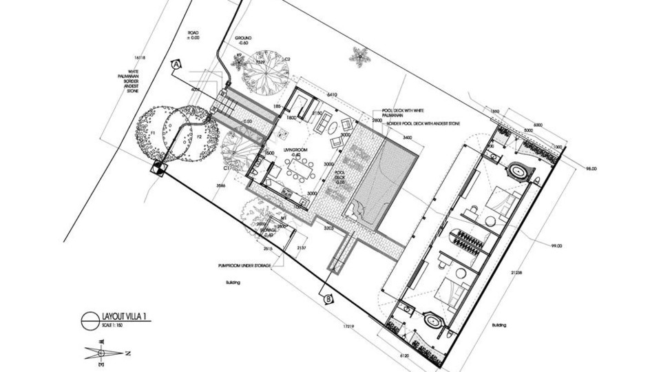 Harika 2BR Villa, Muhteşem Havuzlu ve Bahçeli, Bali Villa 2226