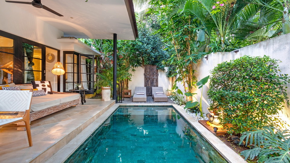 Huzurlu 1BR Villa, Güzel Havuzlu, Bali Villa 2230