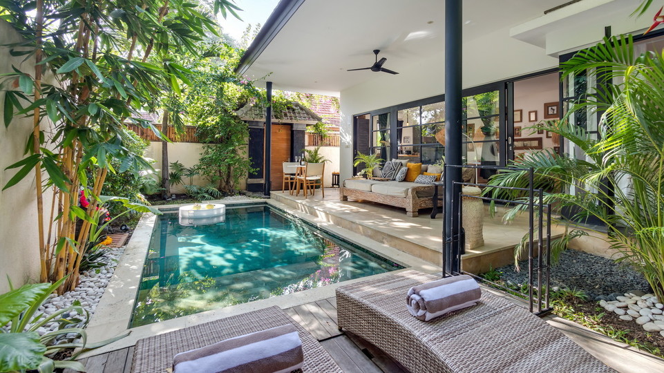 Huzurlu 1BR Villa, Güzel Havuzlu, Bali Villa 2230
