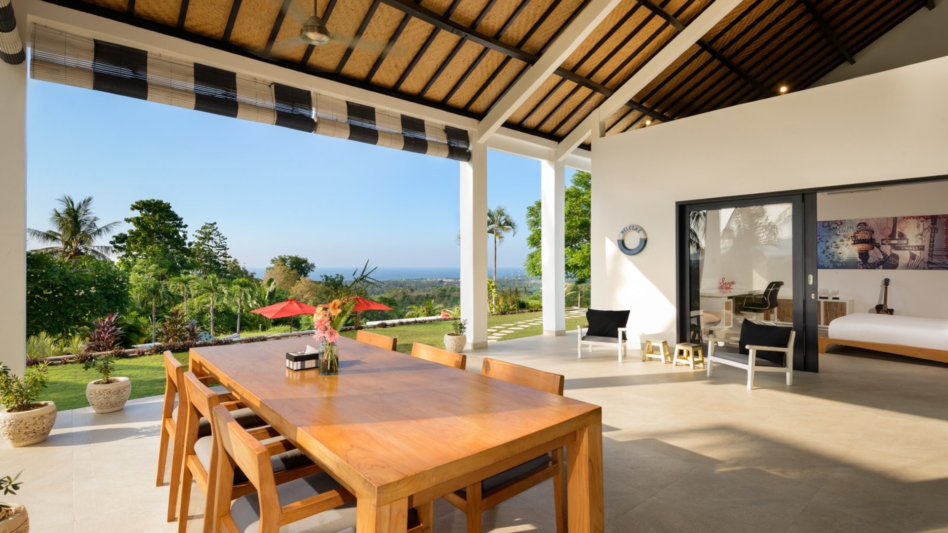 Muhteşem Havuz ve Deniz Manzaralı Güzel 3BR Villa, Bali Villa 2235