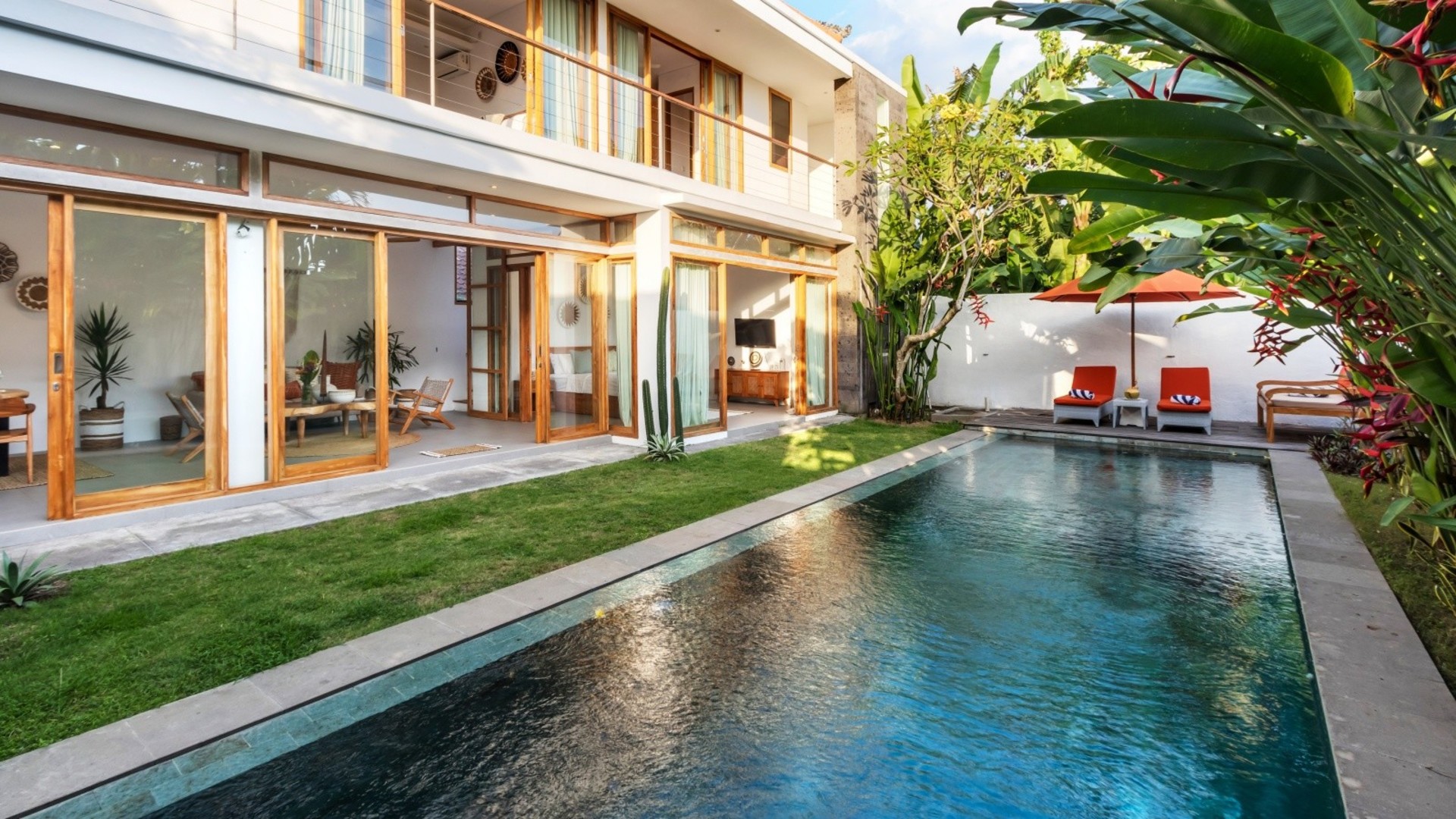 Tam Donanımlı 4BR Villa, Havuzlu ve Bahçeli, Bali Villa 2236'nın Keyfini Çıkarın