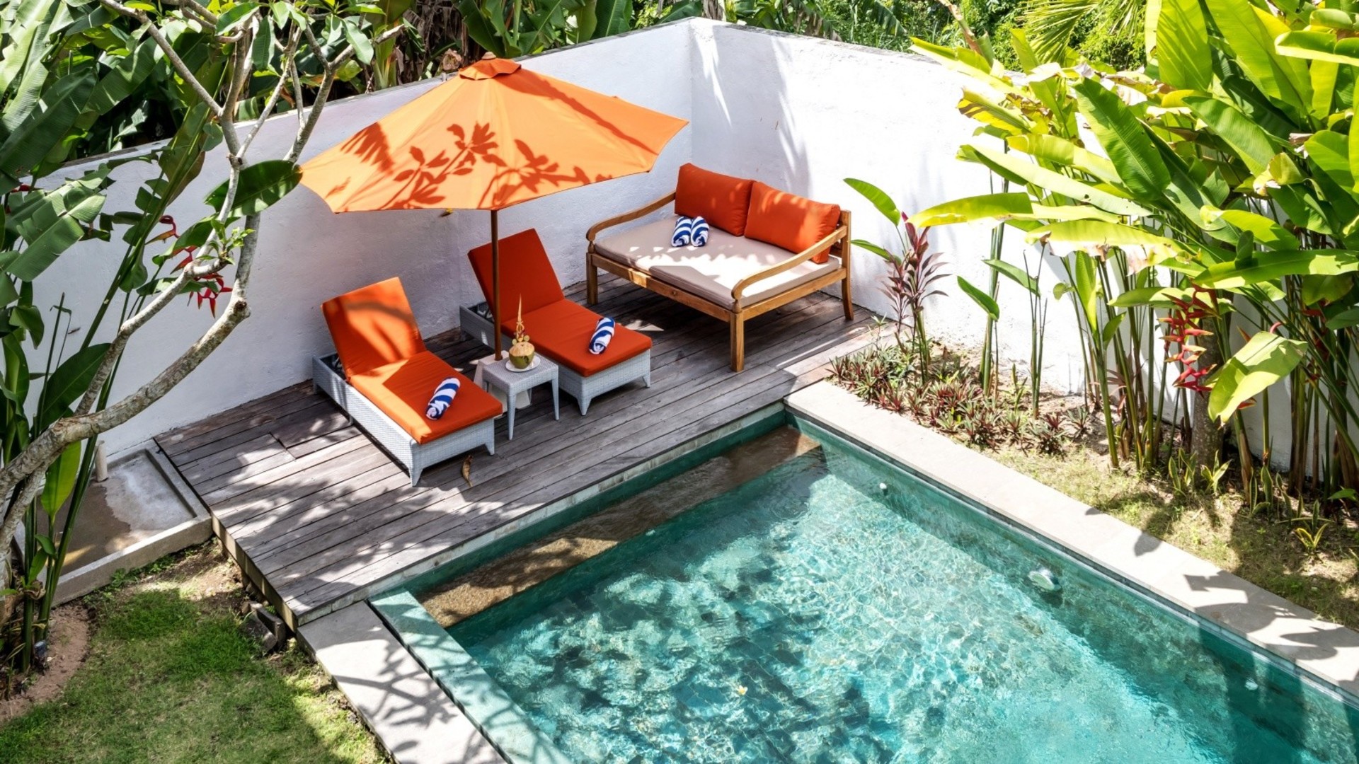 Tam Donanımlı 4BR Villa, Havuzlu ve Bahçeli, Bali Villa 2236'nın Keyfini Çıkarın