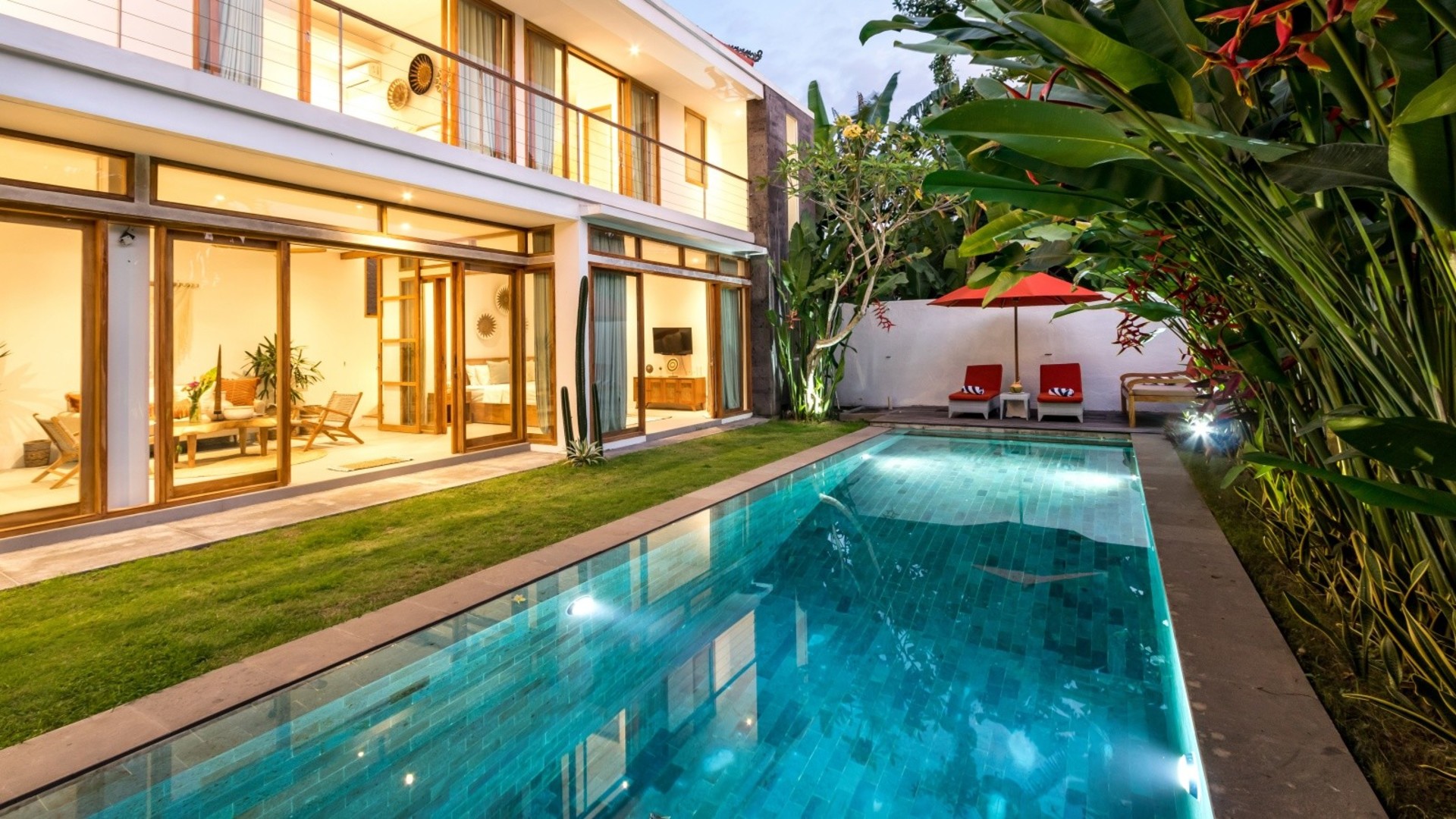 Tam Donanımlı 4BR Villa, Havuzlu ve Bahçeli, Bali Villa 2236'nın Keyfini Çıkarın