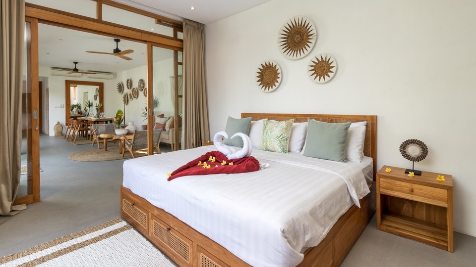 Tam Donanımlı 4BR Villa, Havuzlu ve Bahçeli, Bali Villa 2236'nın Keyfini Çıkarın