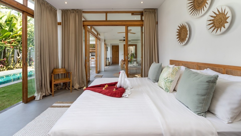 Tam Donanımlı 4BR Villa, Havuzlu ve Bahçeli, Bali Villa 2236'nın Keyfini Çıkarın
