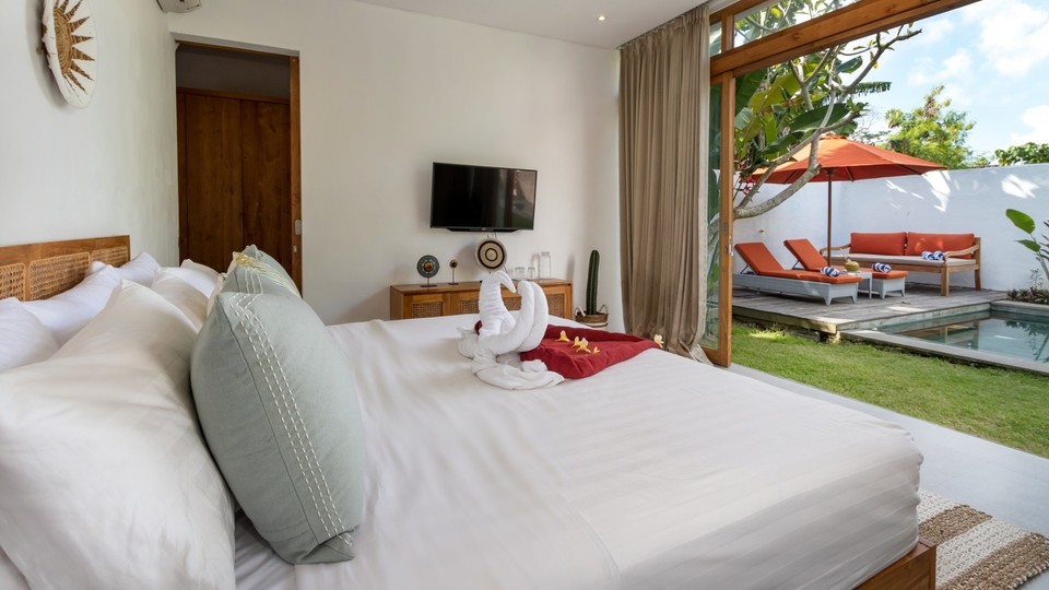 Tam Donanımlı 4BR Villa, Havuzlu ve Bahçeli, Bali Villa 2236'nın Keyfini Çıkarın