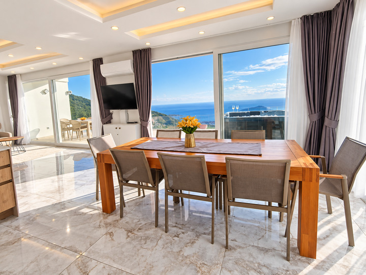 Özel Havuzlu ve Güzel Deniz Manzaralı Villa, Alanya Villa 1004