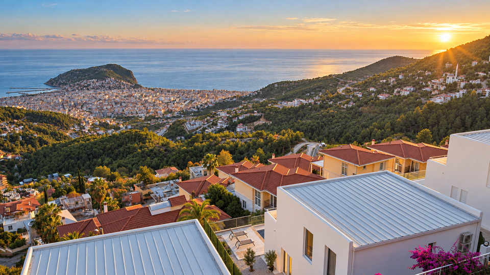 Özel Havuzlu ve Güzel Deniz Manzaralı Villa, Alanya Villa 1004