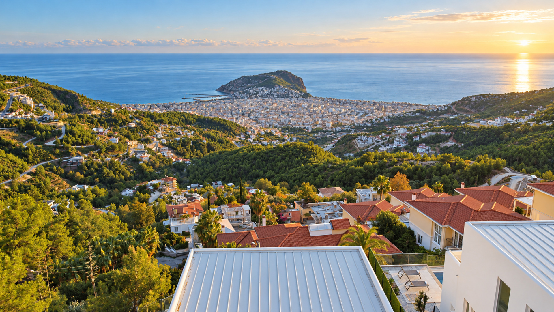 Özel Havuzlu ve Güzel Deniz Manzaralı Villa, Alanya Villa 1004
