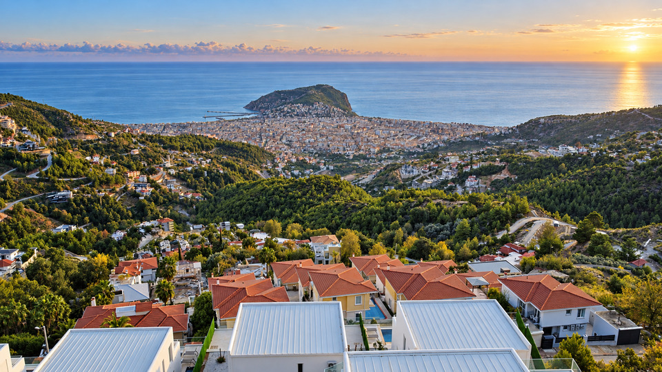 Özel Havuzlu ve Güzel Deniz Manzaralı Villa, Alanya Villa 1004