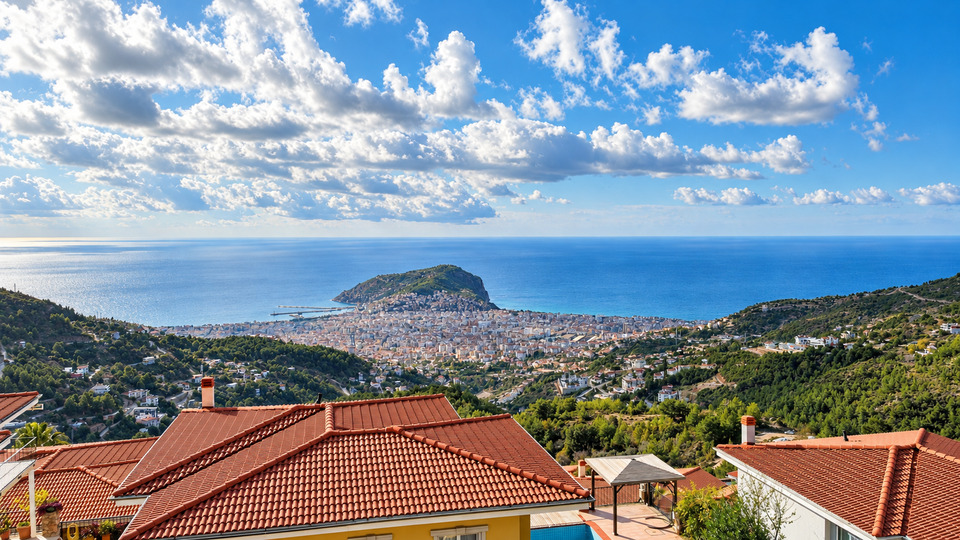 Özel Havuzlu ve Güzel Deniz Manzaralı Villa, Alanya Villa 1004