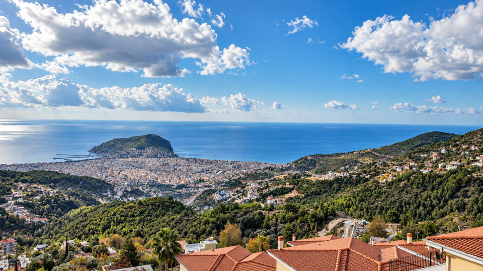 Özel Havuzlu ve Güzel Deniz Manzaralı Villa, Alanya Villa 1004