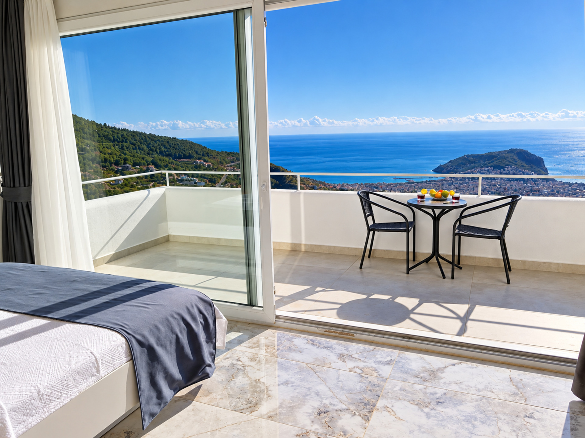 Özel Havuzlu ve Güzel Deniz Manzaralı Villa, Alanya Villa 1004
